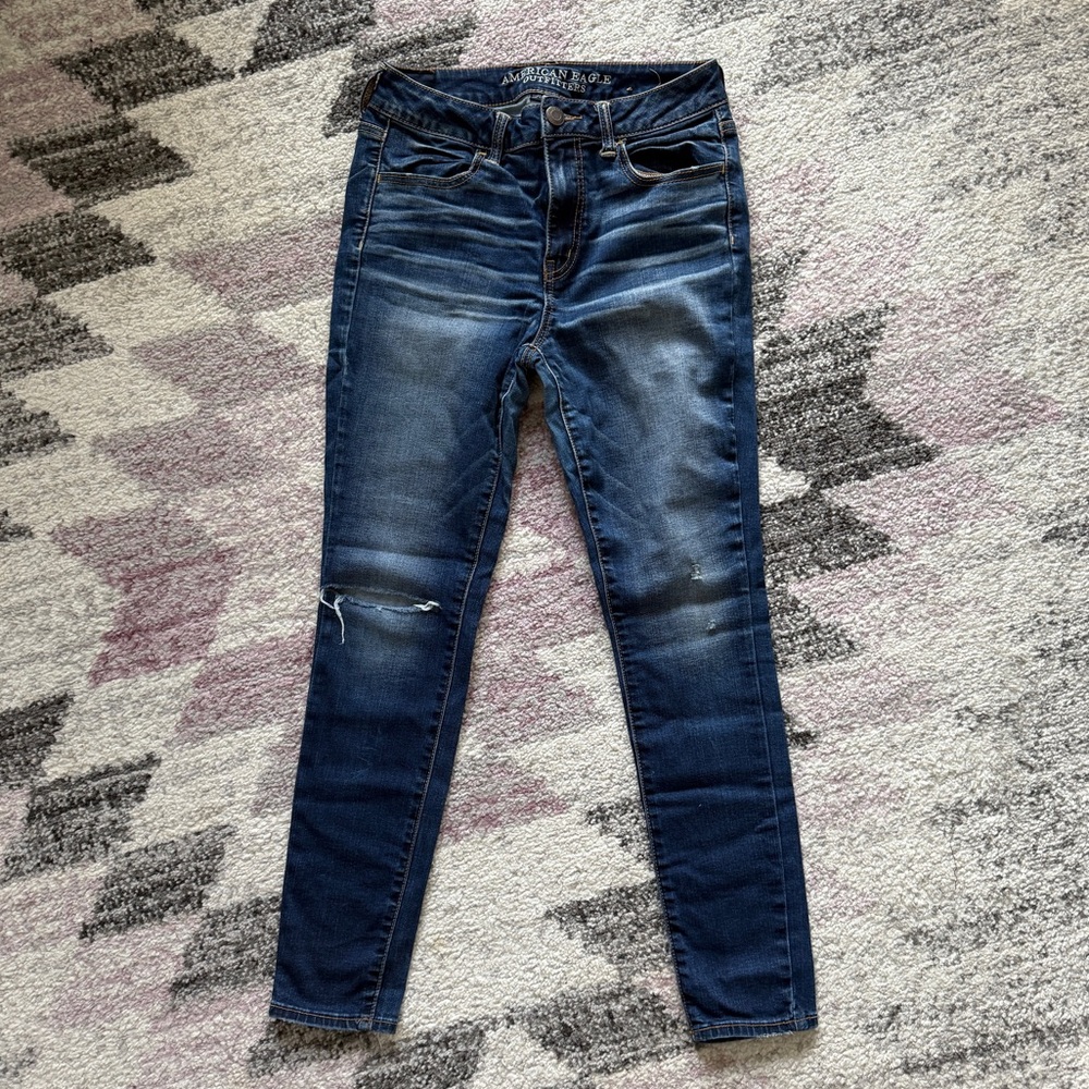 American Eagle Outfitters Super Super Stretch Hi-Rise Jegging 8-Short